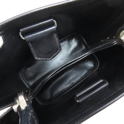 PRADA   Pin Badge Rabbit Lip 2WAY Handbag  Safiano LeatherLadies [Used]