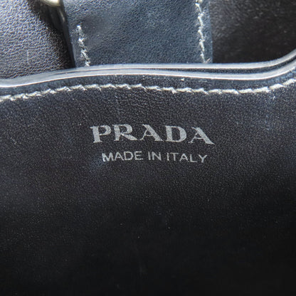 PRADA   Pin Badge Rabbit Lip 2WAY Handbag  Safiano LeatherLadies [Used]