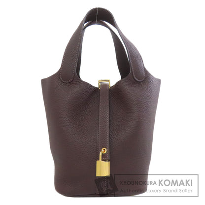 HERMES Picotin Lock PM GoldHardware Handbag Taurillon Clemence Ladies [Used]
