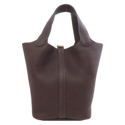 HERMES Picotin Lock PM GoldHardware Handbag Taurillon Clemence Ladies [Used]