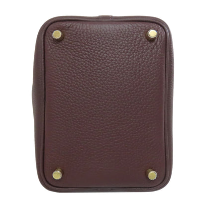 HERMES Picotin Lock PM GoldHardware Handbag Taurillon Clemence Ladies [Used]