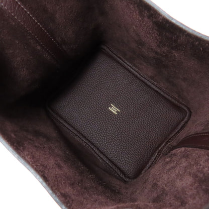 HERMES Picotin Lock PM GoldHardware Handbag Taurillon Clemence Ladies [Used]