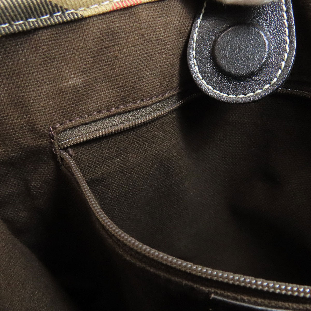 BURBERRY Nova Check Handbag Canvas Ladies [Used]