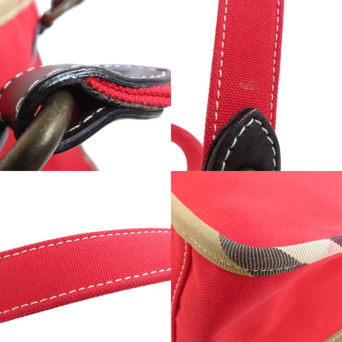 BURBERRY Nova Check Handbag Canvas Ladies [Used]