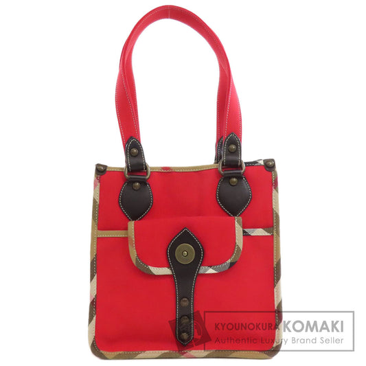 BURBERRY Nova Check Handbag Canvas Ladies [Used]