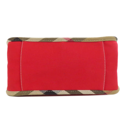 BURBERRY Nova Check Handbag Canvas Ladies [Used]
