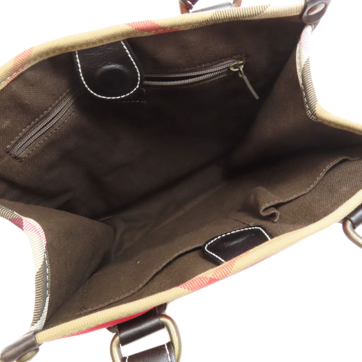 BURBERRY Nova Check Handbag Canvas Ladies [Used]