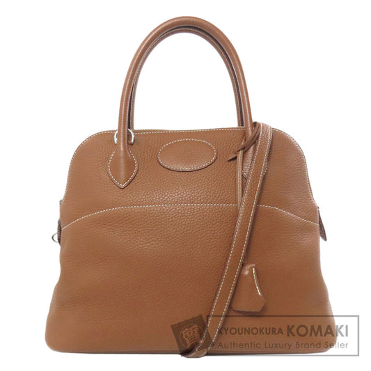 HERMES Bolide31 Gold SilverHardware Handbag Taurillon Clemence Ladies [Used]