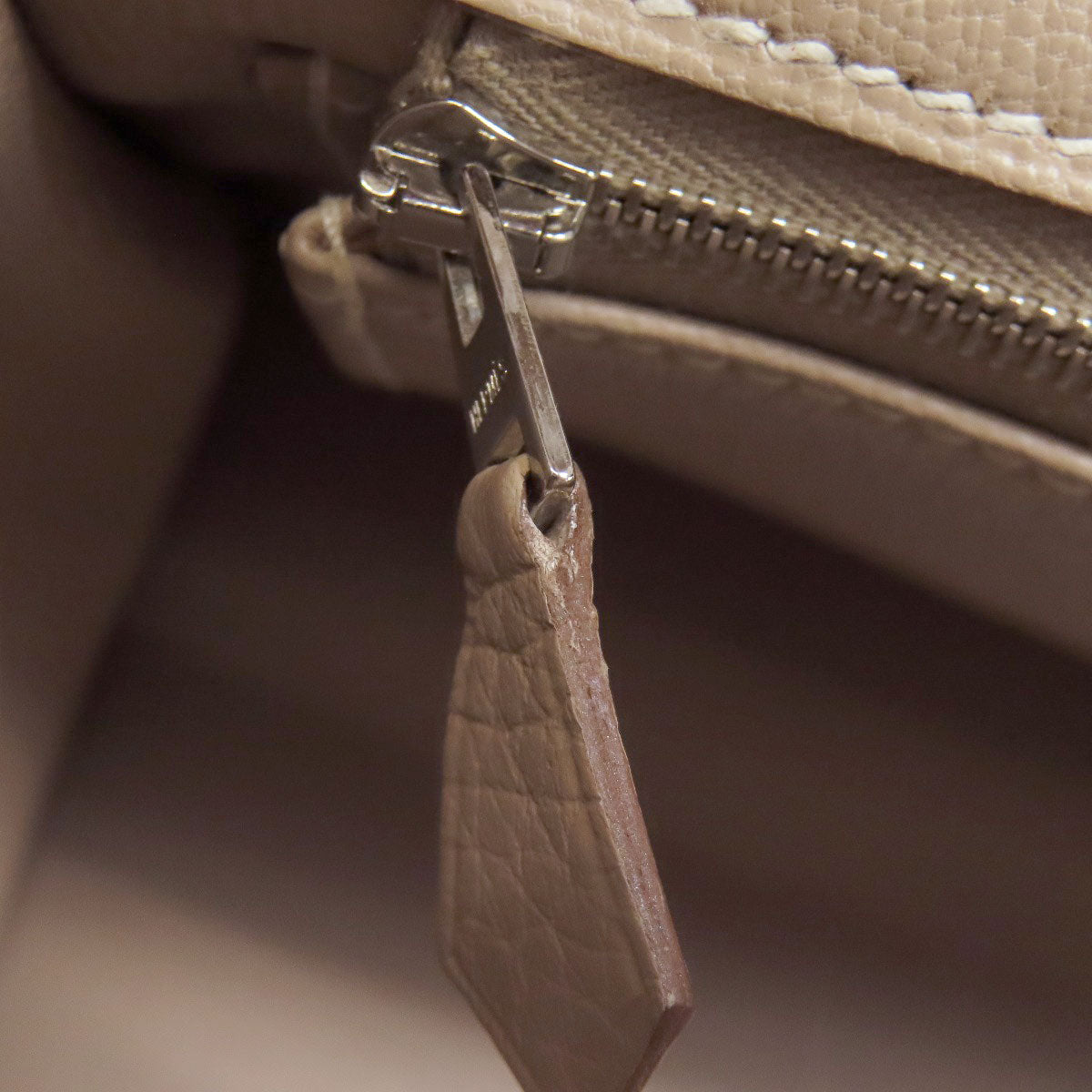 HERMES Birkin 30 SilverHardware Handbag Taurillon Clemence Ladies [Used]