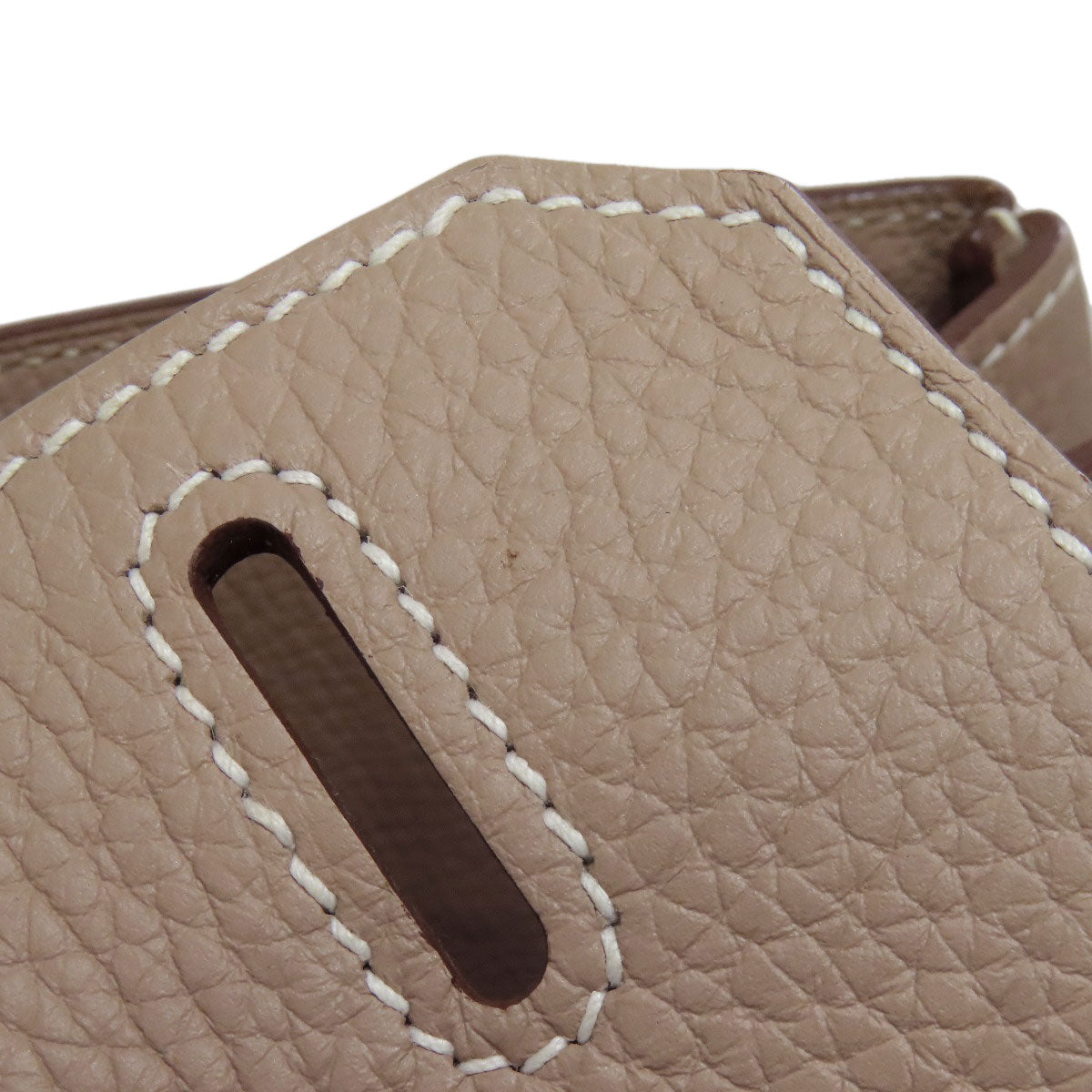 HERMES Birkin 30 SilverHardware Handbag Taurillon Clemence Ladies [Used]