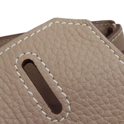 HERMES Birkin 30 SilverHardware Handbag Taurillon Clemence Ladies [Used]