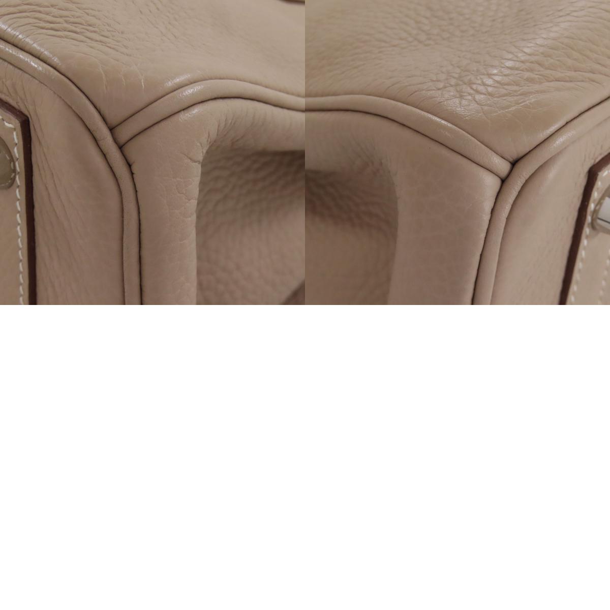 HERMES Birkin 30 SilverHardware Handbag Taurillon Clemence Ladies [Used]