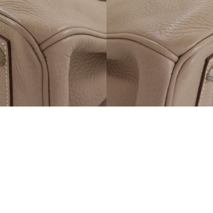 HERMES Birkin 30 SilverHardware Handbag Taurillon Clemence Ladies [Used]