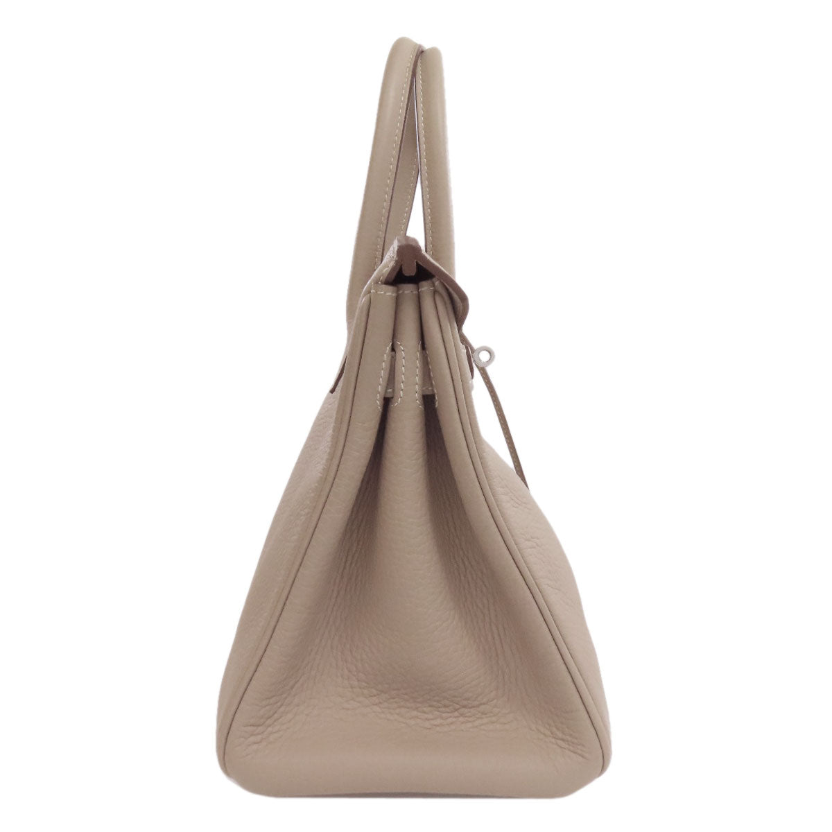 HERMES Birkin 30 SilverHardware Handbag Taurillon Clemence Ladies [Used]