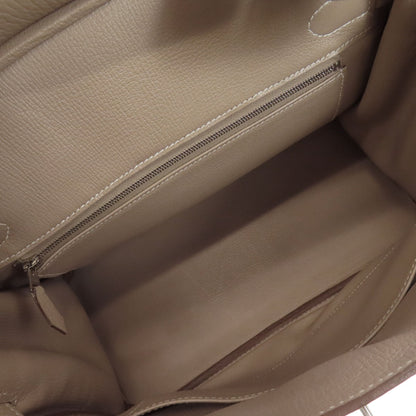 HERMES Birkin 30 SilverHardware Handbag Taurillon Clemence Ladies [Used]