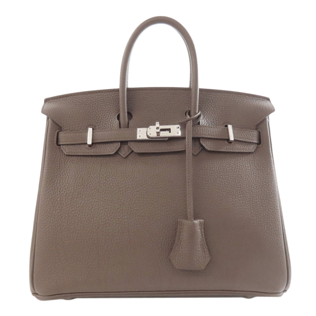 HERMES Birkin 25 SilverHardware Handbag Togo Ladies [Used]