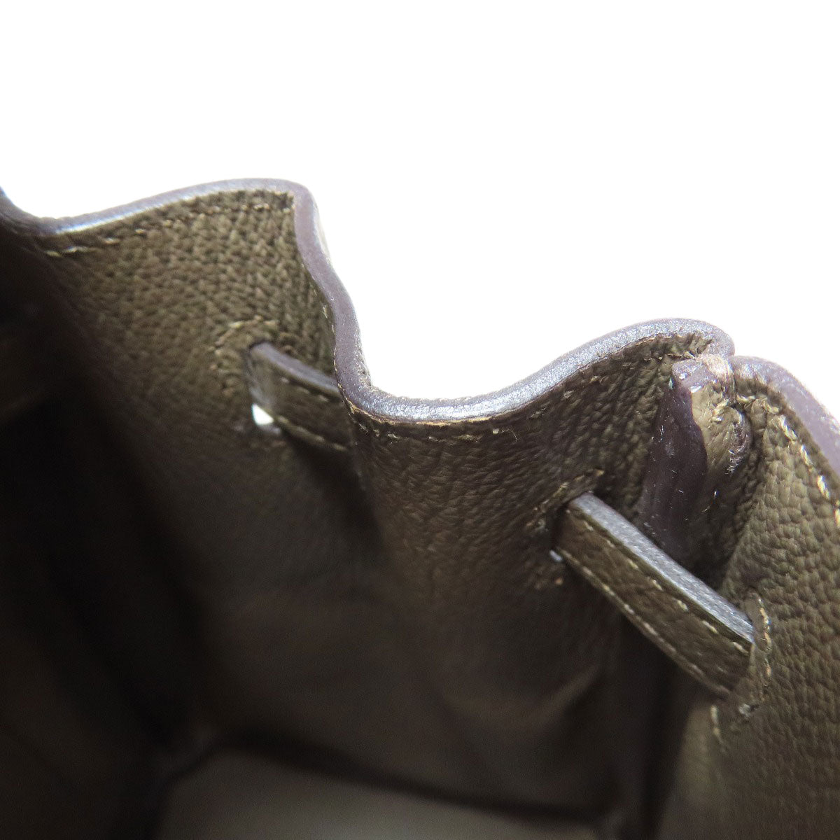 HERMES Birkin 25 SilverHardware Handbag Togo Ladies [Used]