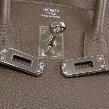HERMES Birkin 25 SilverHardware Handbag Togo Ladies [Used]