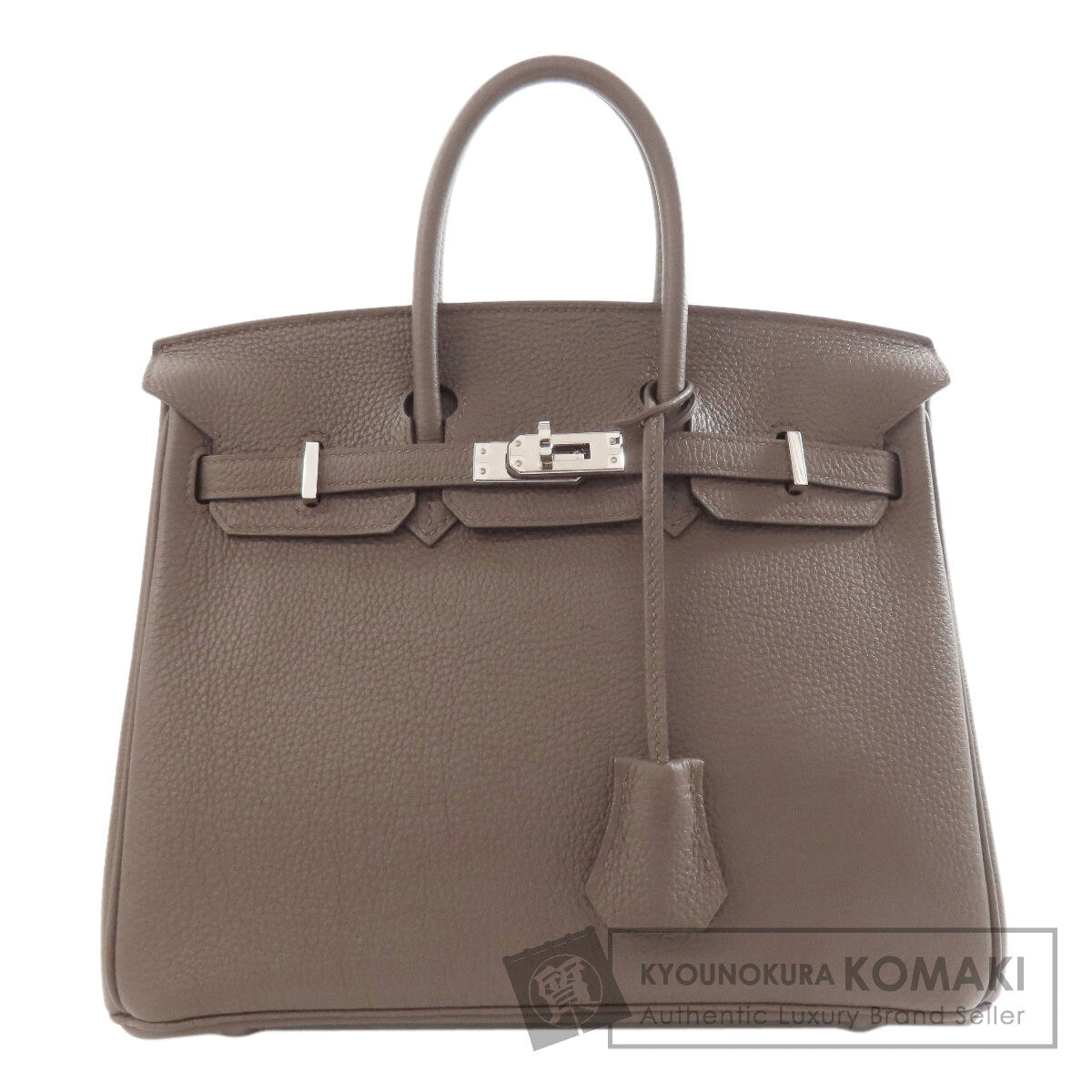 HERMES Birkin 25 SilverHardware Handbag Togo Ladies [Used]
