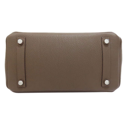 HERMES Birkin 25 SilverHardware Handbag Togo Ladies [Used]