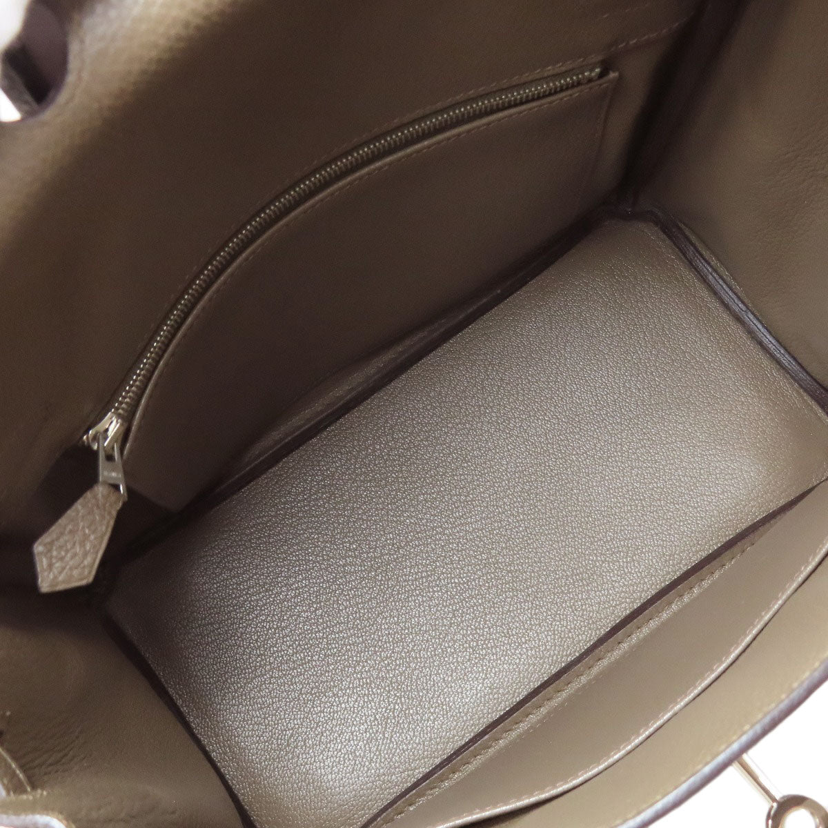 HERMES Birkin 25 SilverHardware Handbag Togo Ladies [Used]