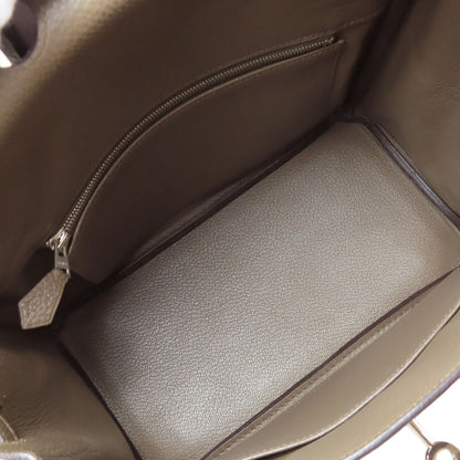 HERMES Birkin 25 SilverHardware Handbag Togo Ladies [Used]