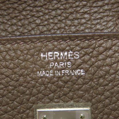 HERMES Birkin 25 SilverHardware Handbag Togo Ladies [Used]