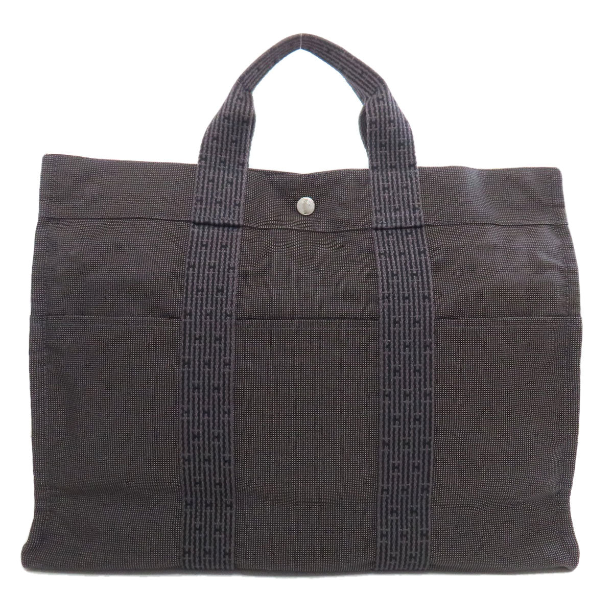 HERMES Her LineMM Tote Bag Canvas Ladies [Used]