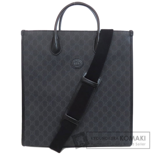 GUCCI 674155 GG Supreme 2WAY Tote Bag PVC Ladies [Used]