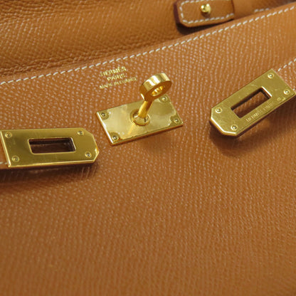 HERMES KellyToGo Gold GoldHardware Long wallet (with coin pocket) Epsom Ladies [Used]