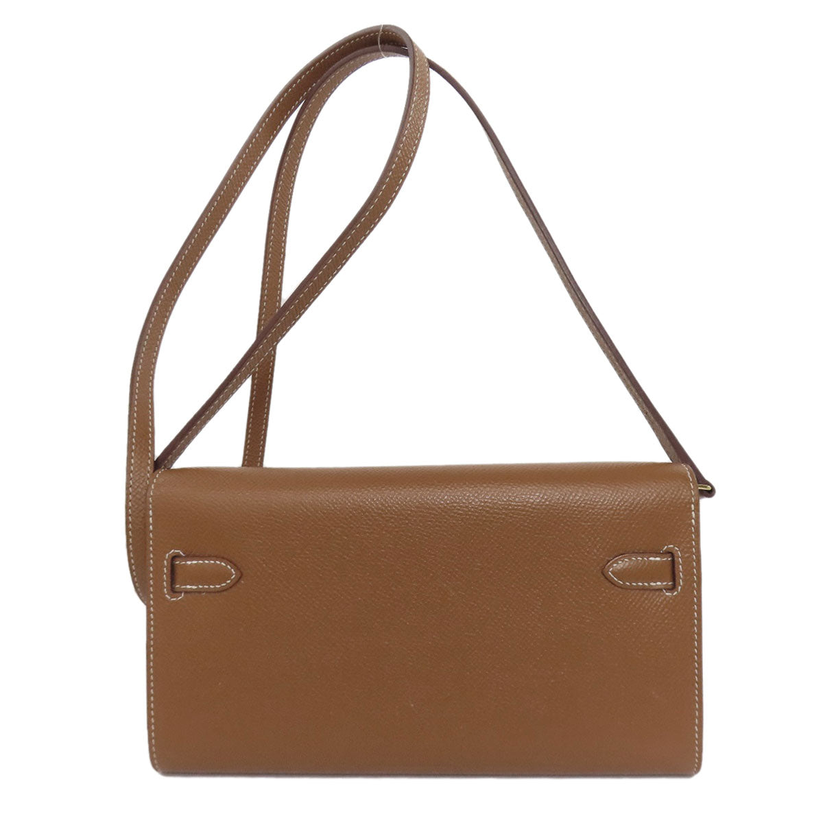 HERMES KellyToGo Gold GoldHardware Long wallet (with coin pocket) Epsom Ladies [Used]