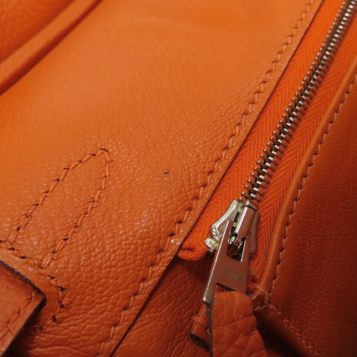 HERMES Birkin 25 SilverHardware Handbag Togo Ladies [Used]