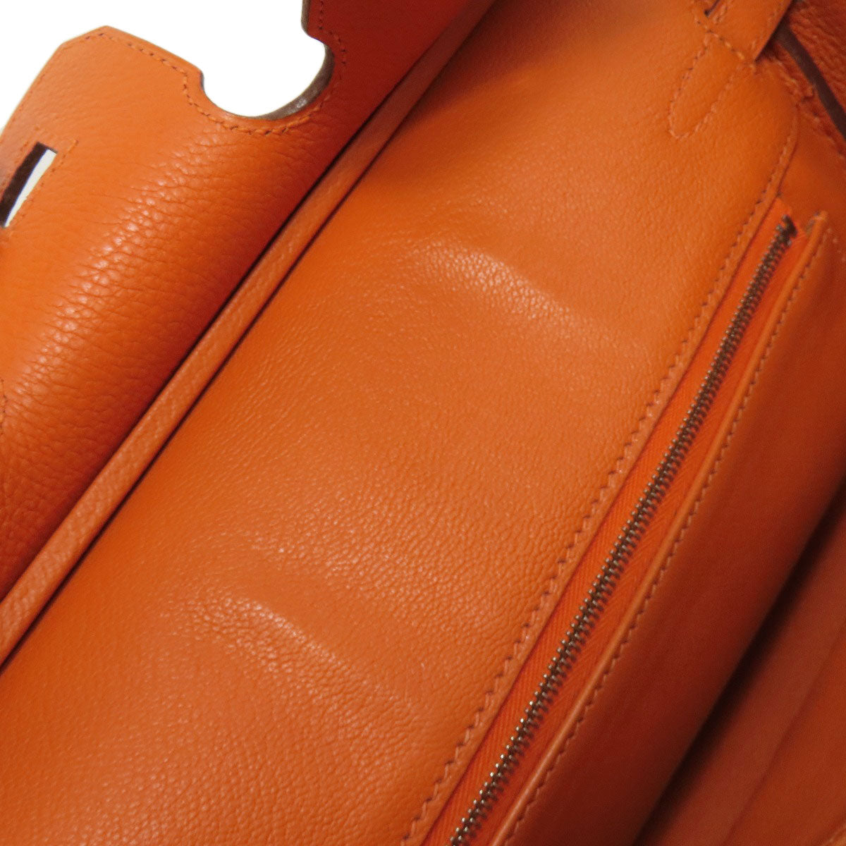 HERMES Birkin 25 SilverHardware Handbag Togo Ladies [Used]