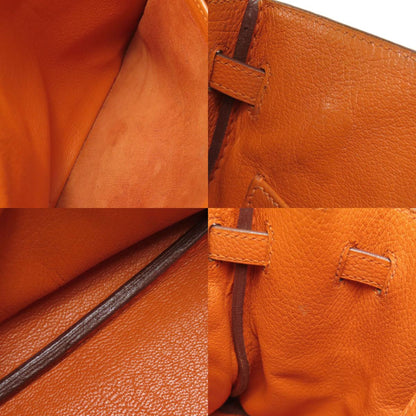 HERMES Birkin 25 SilverHardware Handbag Togo Ladies [Used]