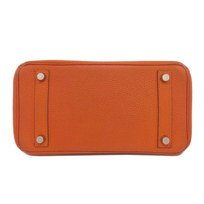 HERMES Birkin 25 SilverHardware Handbag Togo Ladies [Used]