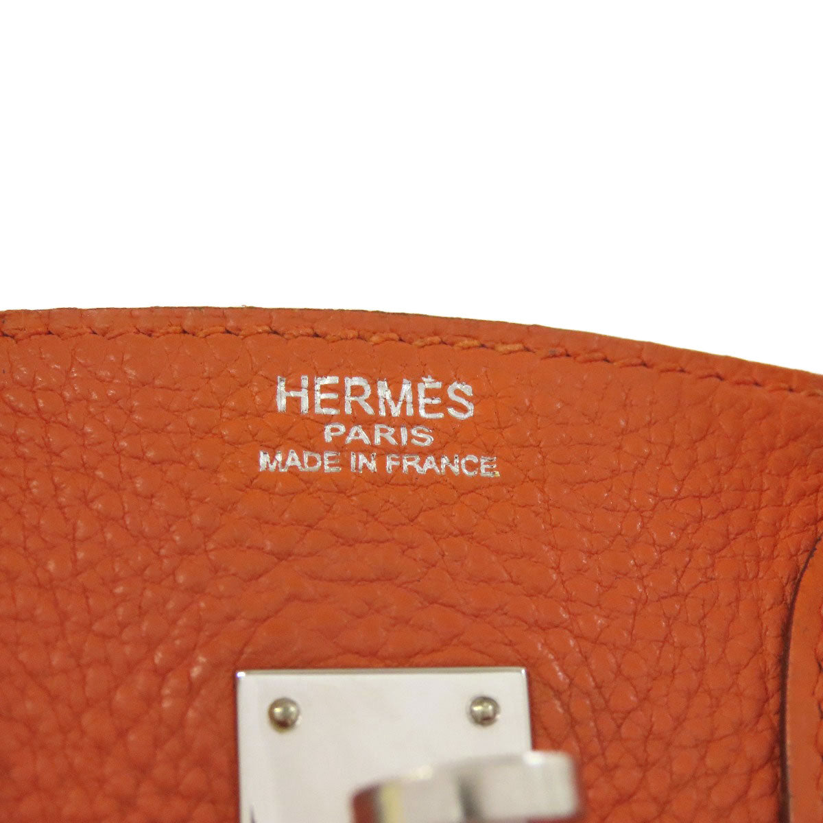 HERMES Birkin 25 SilverHardware Handbag Togo Ladies [Used]