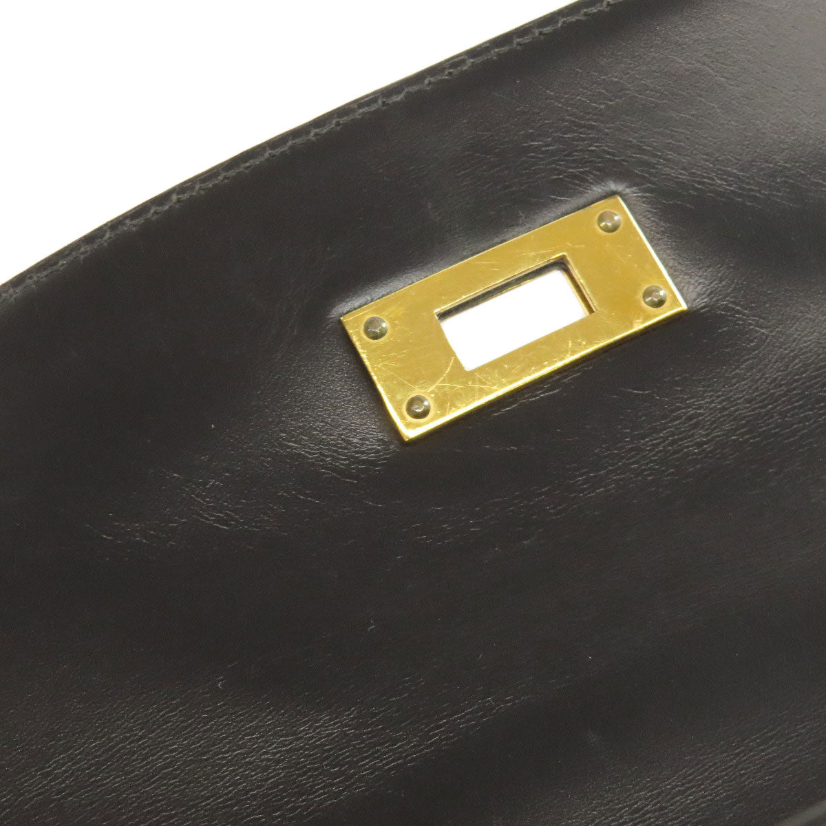 HERMES Kelly 32 Outside Stitching GoldHardware Handbag Box calf Ladies [Used]