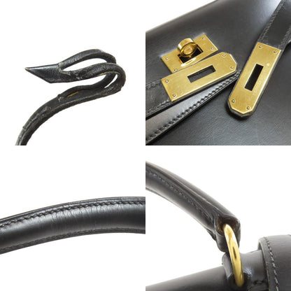 HERMES Kelly 32 Outside Stitching GoldHardware Handbag Box calf Ladies [Used]