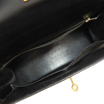 HERMES Kelly 32 Outside Stitching GoldHardware Handbag Box calf Ladies [Used]