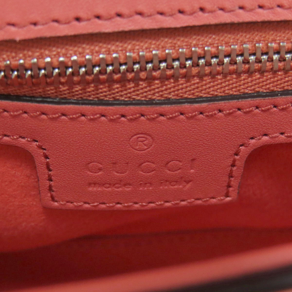 GUCCI 379722 Double G Logo Mini Chain Shoulder 2WAY Shoulder Bag Leather Ladies [Used]