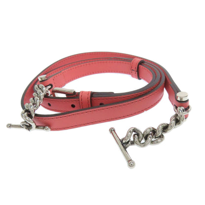 GUCCI 379722 Double G Logo Mini Chain Shoulder 2WAY Shoulder Bag Leather Ladies [Used]