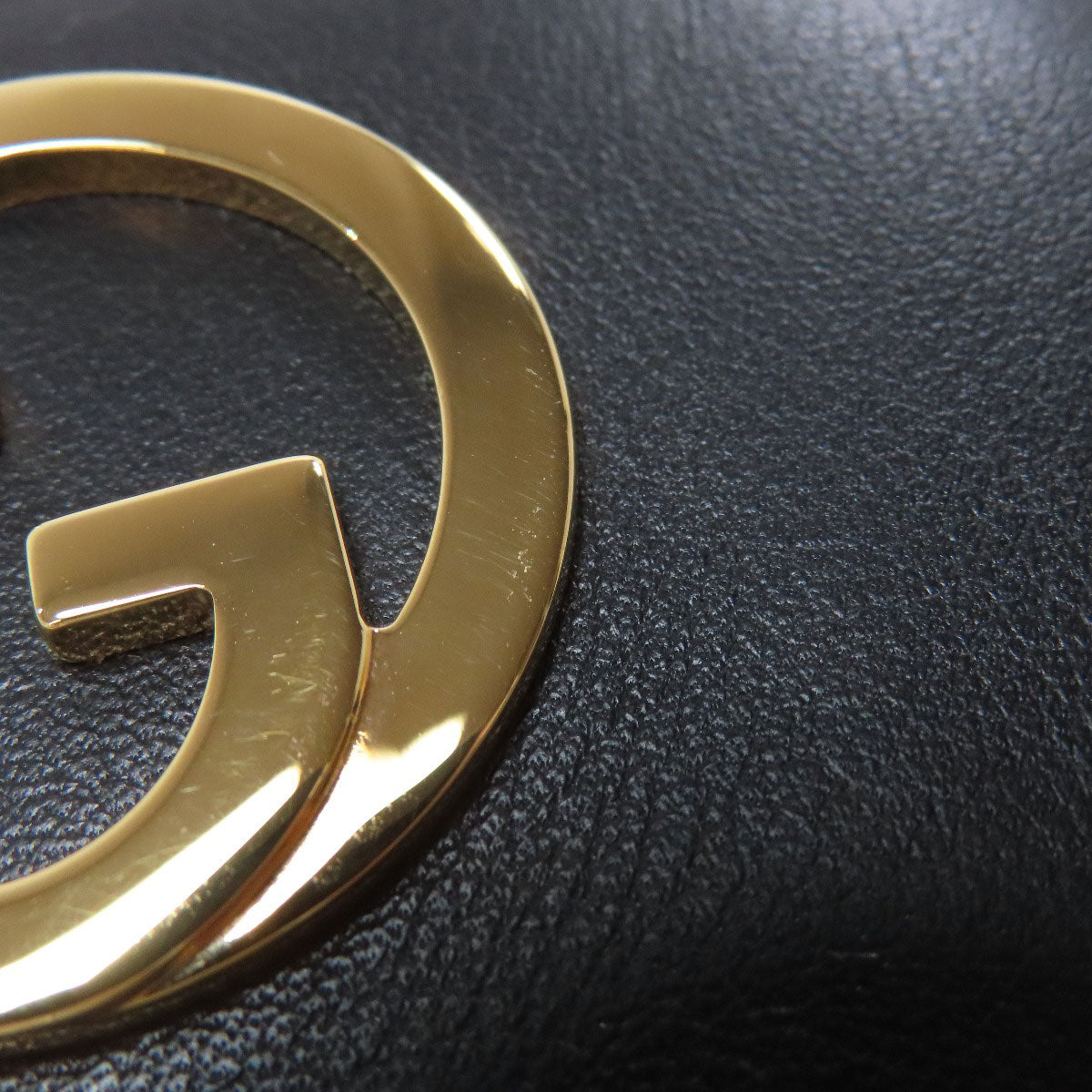 GUCCI 725219 Rondy Medium Chain Wallet with Interlocking G Shoulder Bag Calf Ladies [Used]