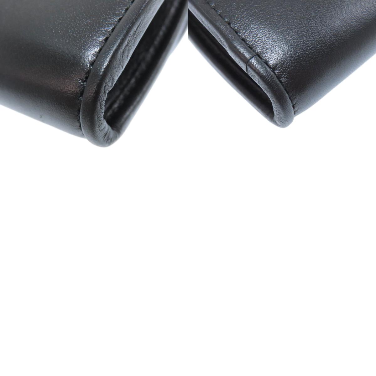 GUCCI 725219 Rondy Medium Chain Wallet with Interlocking G Shoulder Bag Calf Ladies [Used]