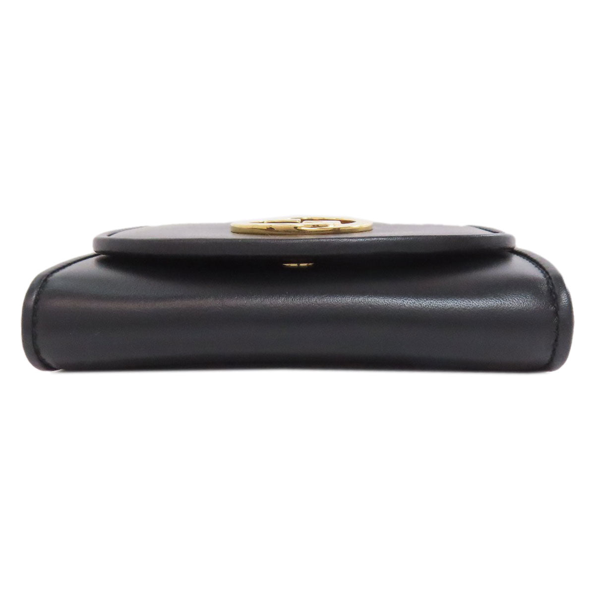 GUCCI 725219 Rondy Medium Chain Wallet with Interlocking G Shoulder Bag Calf Ladies [Used]