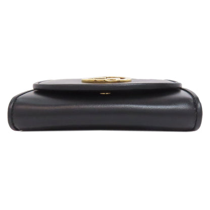 GUCCI 725219 Rondy Medium Chain Wallet with Interlocking G Shoulder Bag Calf Ladies [Used]