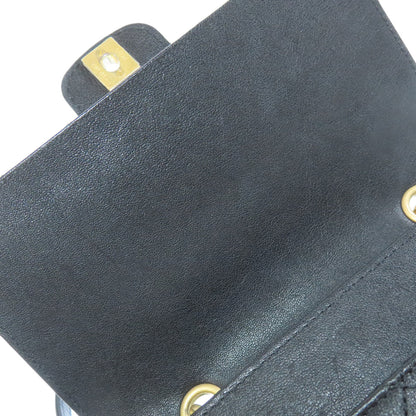 CHANEL COCO Mark ChainShoulder GoldHardware Shoulder Bag Calf Ladies [Used]