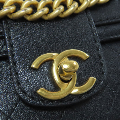 CHANEL COCO Mark ChainShoulder GoldHardware Shoulder Bag Calf Ladies [Used]