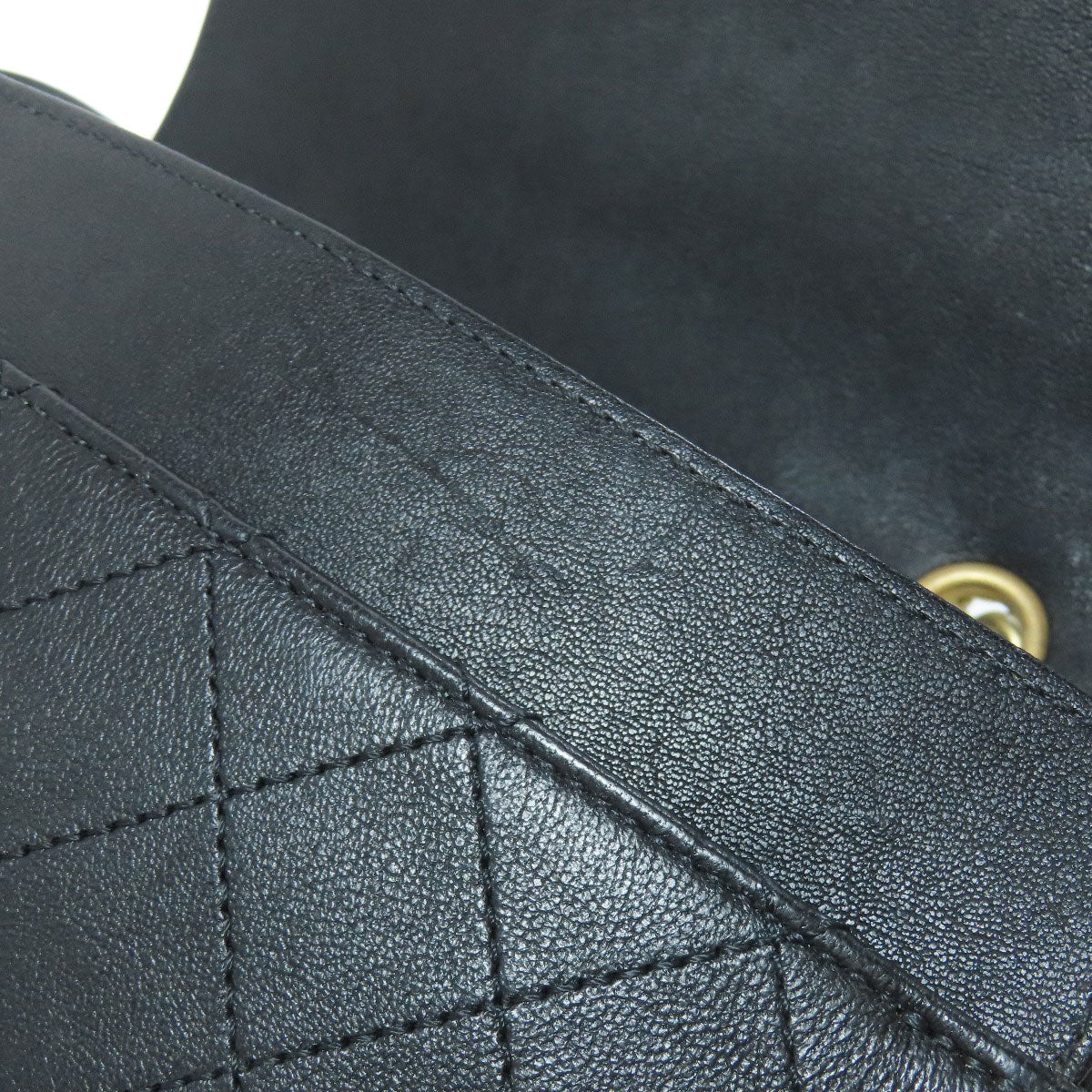 CHANEL COCO Mark ChainShoulder GoldHardware Shoulder Bag Calf Ladies [Used]