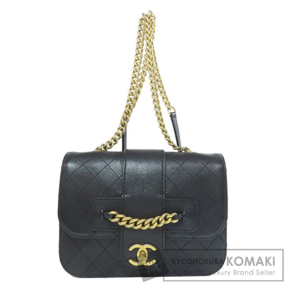 CHANEL COCO Mark ChainShoulder GoldHardware Shoulder Bag Calf Ladies [Used]