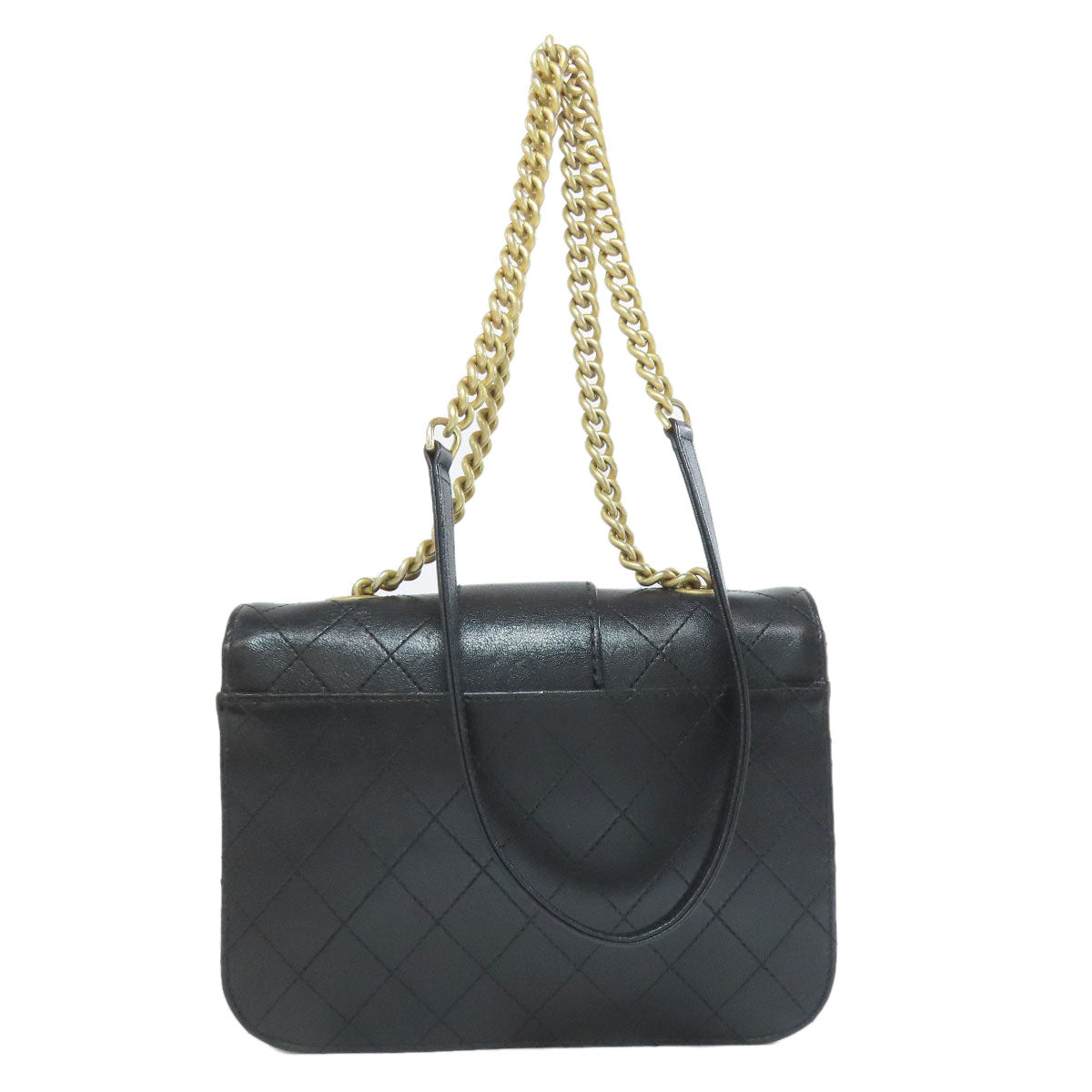 CHANEL COCO Mark ChainShoulder GoldHardware Shoulder Bag Calf Ladies [Used]